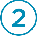Blue and red ribbon icon to represent our no fee application.